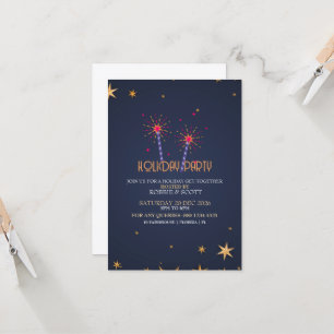 Create your own 3.5" x 5" Holiday Party Invitation