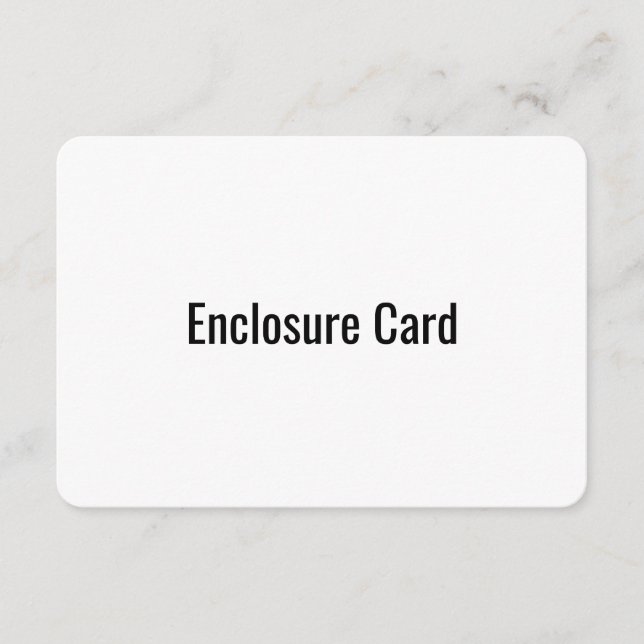 Create Your Own 3.5" x 5" Rounded Enclosure Card (Front)