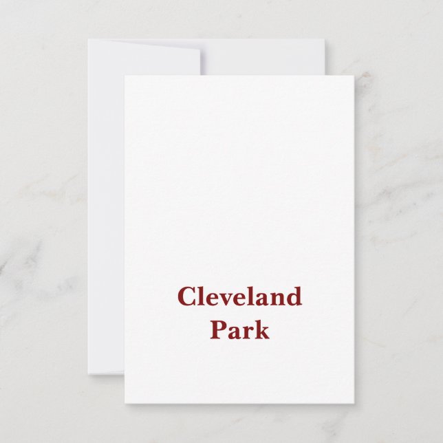 Create Your Own 3.5''x5" Flat Card With Envelopes	 (Front)