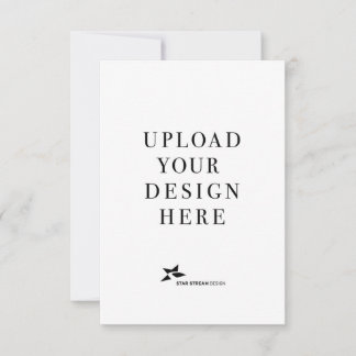 Create Your Own 3.5x5 Portrait RSVP Card