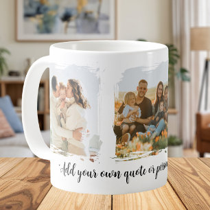 Create Your Own 3 Photo Coffee Mug