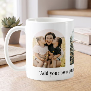 Create Your Own 3 Photo Coffee Mug