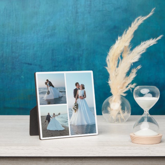 Create Your Own 3 Photo Collage Plaque (Insitu)
