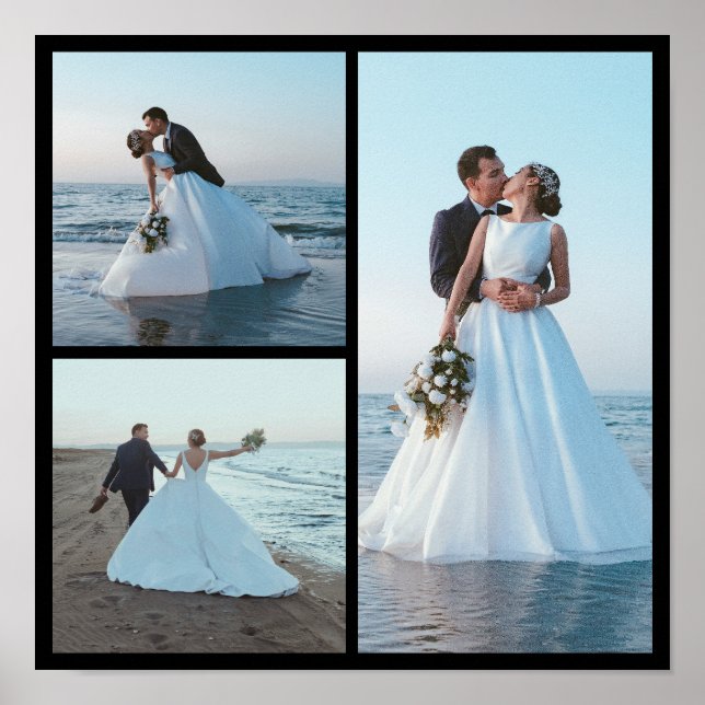 Create Your Own 3 Photo Collage Poster (Front)