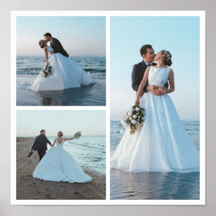 Create Your Own 3 Photo Collage Poster