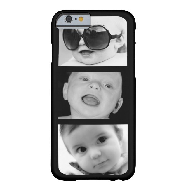 Create-Your-Own 3 Photo Upload iPhone 6 Slim Case (Back)