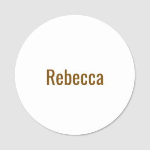Create Your Own 3" Round Classic Name Tag