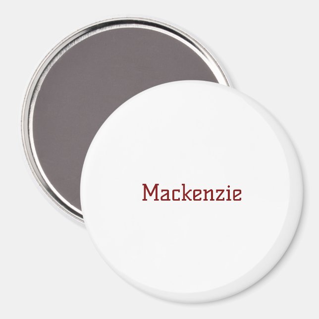 Create Your Own 3'' Round Magnet (Front/Back)