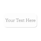 Create Your Own 3" X 1.25" Name Tag