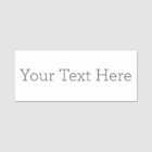 Create Your Own 3" X 1.25" Name Tag