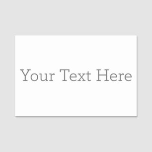 Create Your Own 3" X 2" Name Tag