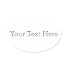 Create Your Own 3" X 2" Oval Name Tag