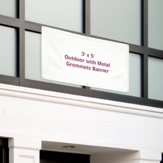 Create Your Own 3' x 5' Metal Grommets Banner