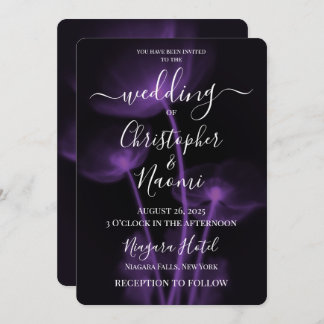 Create Your Own - 3 X-Ray Flowers Wedding Invitation