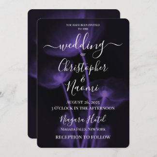 Create Your Own - 3 X-Ray Flowers Wedding Invitation