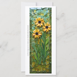 Create Your Own 3D Sculpted Sunflowers Bookmark