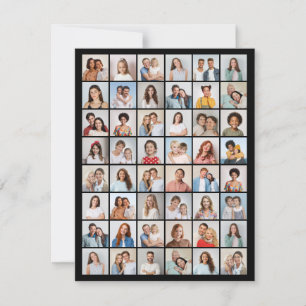 Create Your Own 48 Photo Collage Card