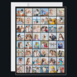Create Your Own 48 Photo Collage Card<br><div class="desc">Create your own 48 Photo Collage for Christmas, Birthdays, Weddings, Anniversaries, Graduations, Father's Day, Mother's Day or any other Special Occasion, with our easy-to-use design tool. Add your favourite photos of friends, family, vacations, hobbies and pets and you'll have a stunning, one-of-a-kind photo collage. Our custom photo collage is perfect...</div>