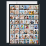 Create Your Own 48 Photo Collage Card<br><div class="desc">Create your own 48 Photo Collage for Christmas, Birthdays, Weddings, Anniversaries, Graduations, Father's Day, Mother's Day or any other Special Occasion, with our easy-to-use design tool. Add your favourite photos of friends, family, vacations, hobbies and pets and you'll have a stunning, one-of-a-kind photo collage. Our custom photo collage is perfect...</div>