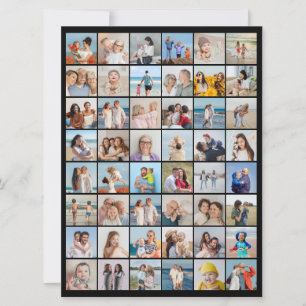 Create Your Own 48 Photo Collage Card