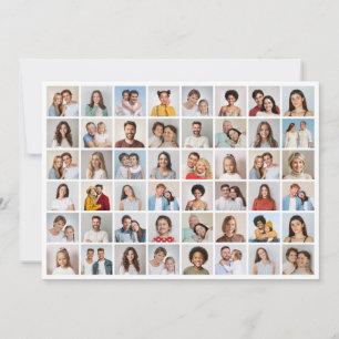 Create Your Own 48 Photo Collage  Card