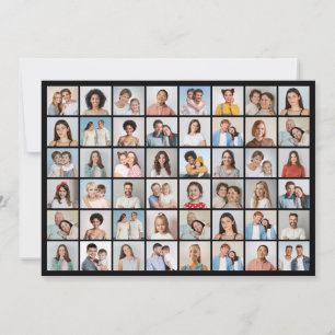 Create Your Own 48 Photo Collage  Card