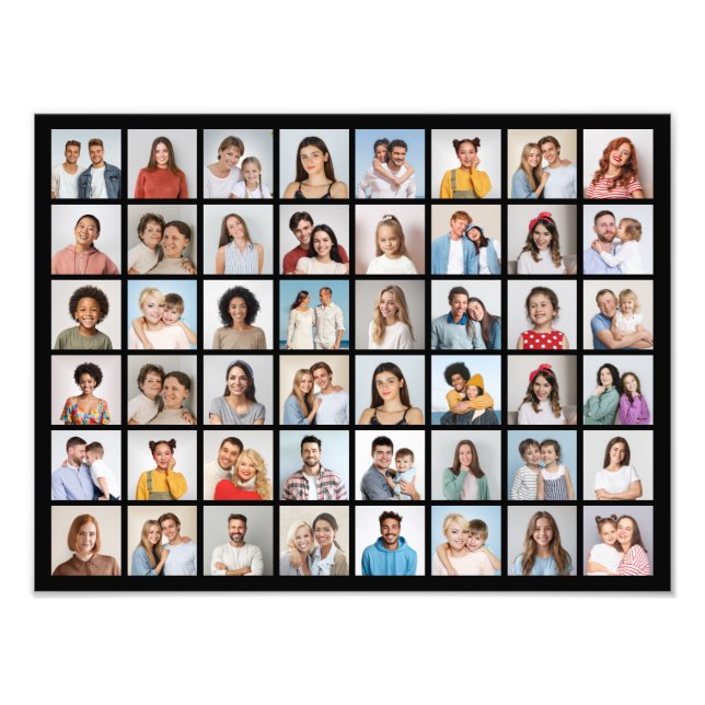 Create Your Own 48 Photo Collage Photo Enlargement (Front)