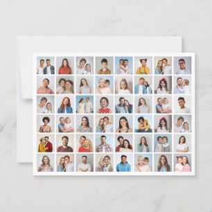 Create Your Own 48 Photo Collage  Postcard