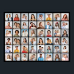 Create Your Own 48 Photo Collage Poster<br><div class="desc">Create your own 48 Photo Collage for Christmas, Birthdays, Weddings, Anniversaries, Graduations, Father's Day, Mother's Day or any other Special Occasion, with our easy-to-use design tool. Add your favourite photos of friends, family, vacations, hobbies and pets and you'll have a stunning, one-of-a-kind photo collage. Our custom photo collage is perfect...</div>