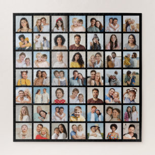 Create Your Own 49 Photo Collage Jigsaw Puzzle
