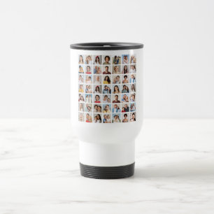 Create Your Own 49 Photo Collage  Travel Mug