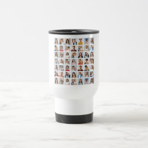 Create Your Own 49 Photo Collage Travel Mug