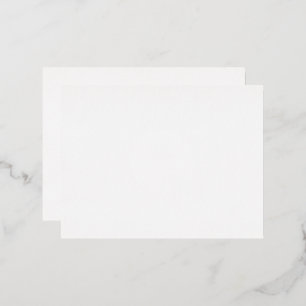 Create Your Own 4.25" x 5.6" Foil Invitation Postc