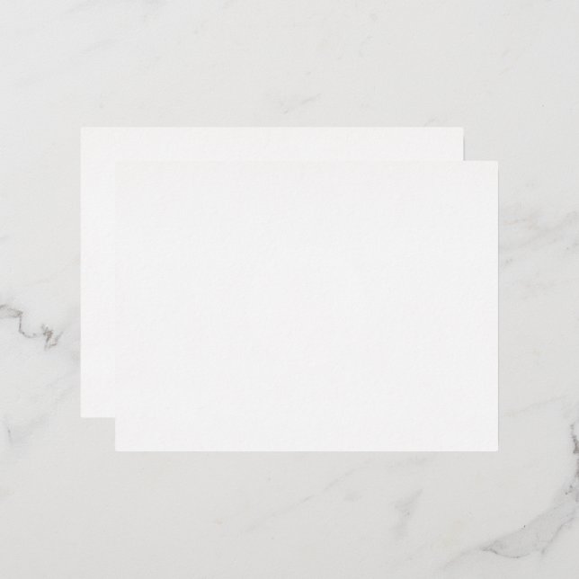 Create Your Own 4.25" x 5.6" Foil Invitation Postc (Front/Back)