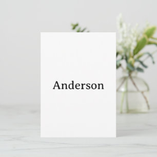 Create Your Own 4.5"x6.25" Squared Thank You Card