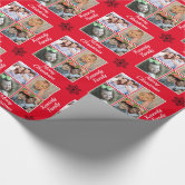 Red Diagonal Stripe Wrapping Paper