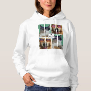 Create Your Own 4 Pet Photo Collage Hoodie