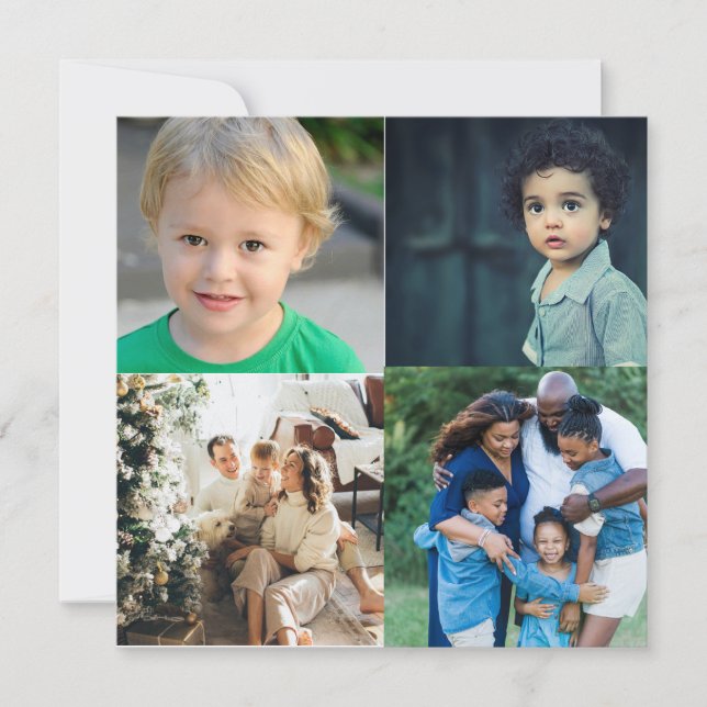 Create Your Own 4 Photo Collage (Front)
