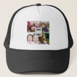 Create Your Own 4 Photo Collage Best Dad Ever Trucker Hat<br><div class="desc">A special gift for the BEST DAD EVER - Photo collage hat personalised with 4 of his favourite photos.</div>