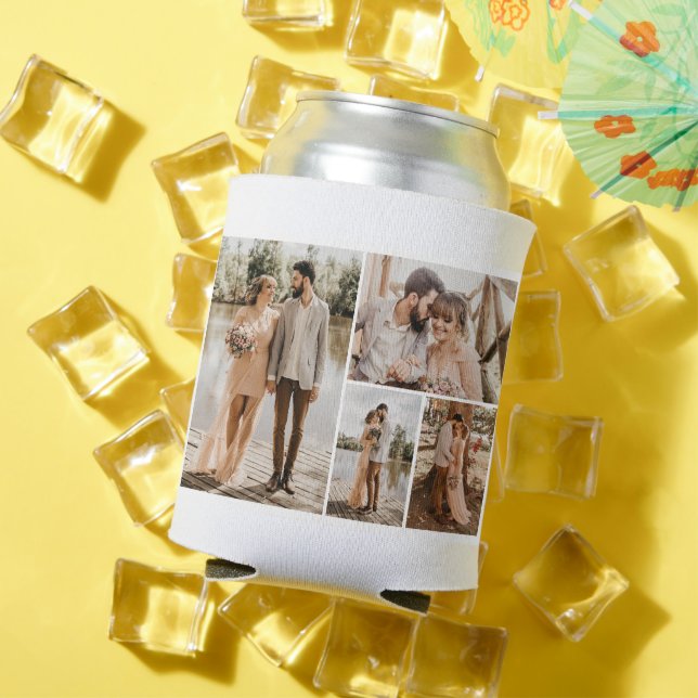 Create Your Own 4 Photo Collage Can Cooler (In Situ Summer)