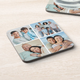 Create Your Own 4 Photo Collage Coaster