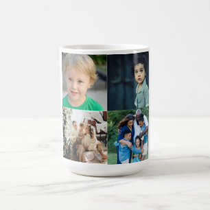 Create Your Own 4 Photo Collage Coffee Mug