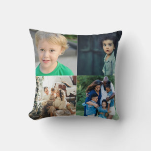 Create Your Own 4 Photo Collage Cushion
