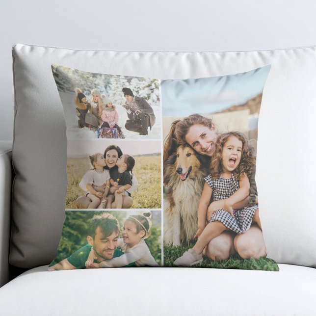 Create Your Own 4 Photo Collage Cushion (Creator Uploaded)