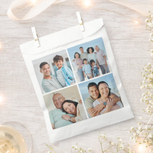 Create Your Own 4 Photo Collage Favour Bags