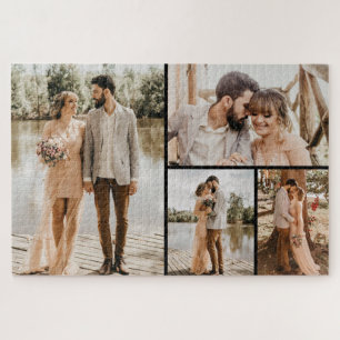 Create Your Own 4 Photo Collage Jigsaw Puzzle