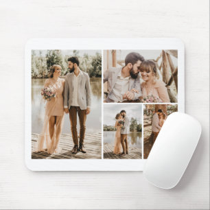 Create Your Own 4 Photo Collage Mouse Mat