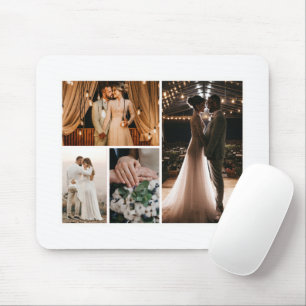 Create Your Own 4 Photo Collage Mouse Mat
