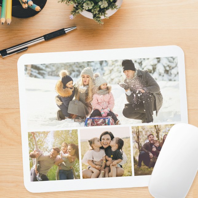 Create Your Own 4 Photo Collage Mouse Mat (Creator Uploaded)