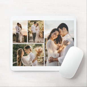 Create Your Own 4 Photo Collage Mouse Mat